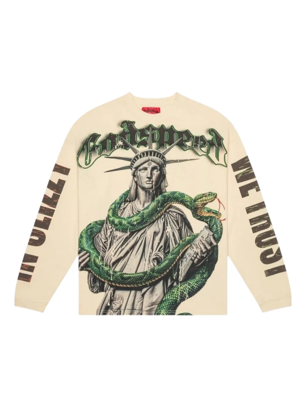 GODSPEED digital art long sleeve sweatshirts front view